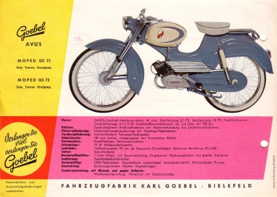 Goebel Programm 1964