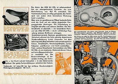 NSU 251 OSL brochure 1949