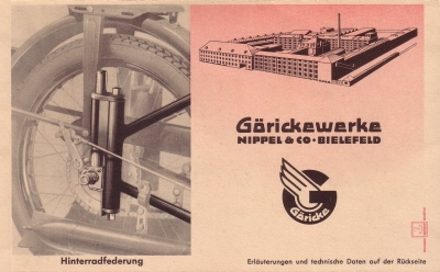 Göricke Programm ca. 1949