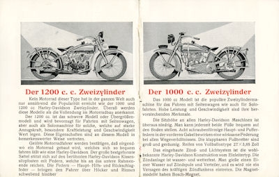 Harley-Davidson Programm 1927