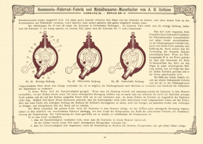 Hammonia Motorcycle and bicycle program 1905