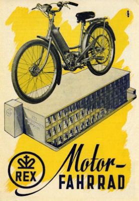 Rex Motor-Fahrrad brochure 10.1951