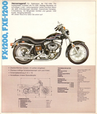 Harley-Davidson AMF program ca. 1972