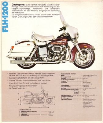 Harley-Davidson AMF Programm ca.1972