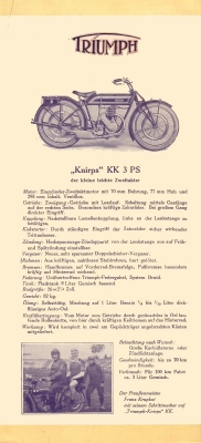 Triumph program 1926