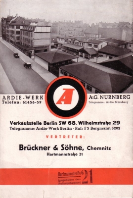 Ardie program 1934