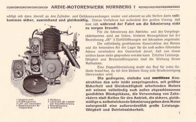 Ardie Minimax Prospekt 1921