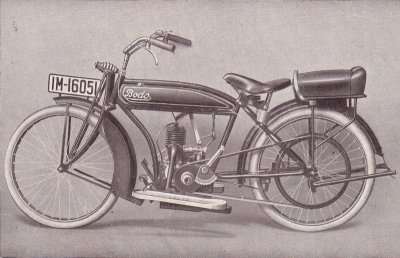 Bodo motorcycle 3 HP brochure 1925