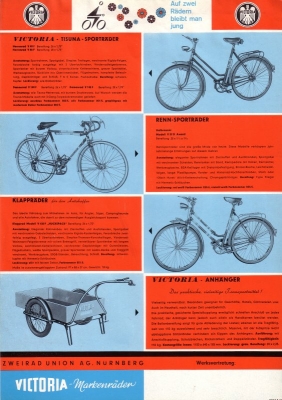 Victoria Fahrrad Programm 5.1965