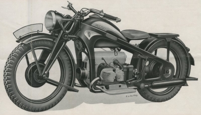 Zündapp KS 500 und KS 600 Prospekt 1938