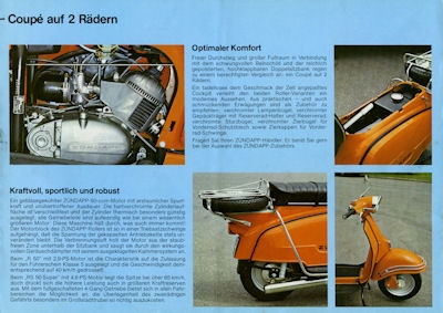 Zündapp Motorroller Programm 1976