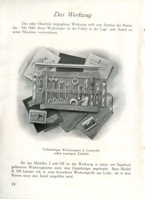 Zündapp program 1925