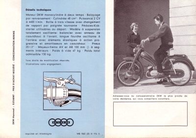 DKW Hummel brochure ca. 1955