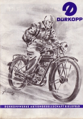 Dürkopp Motorfahrrad M 10 brochure ca. 1949