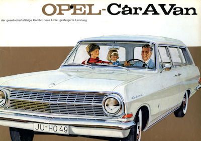 Opel Rekord A CarAVan Prospekt 6.1963
