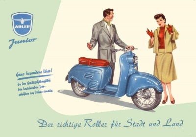 Adler Roller Junior Prospekt 1956