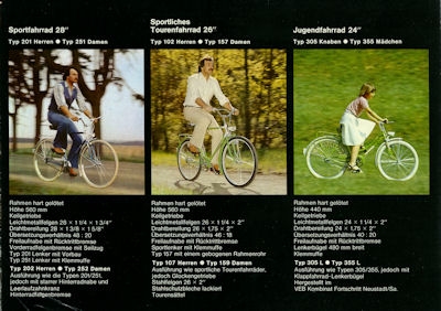 Mifa Fahrrad Programm 1982