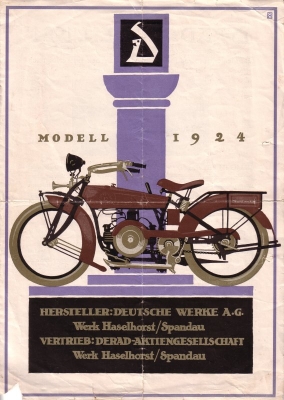 D-Rad Derad M 24 brochure 1924