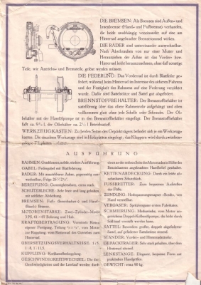 D-Rad Derad M 24 Prospekt 1924