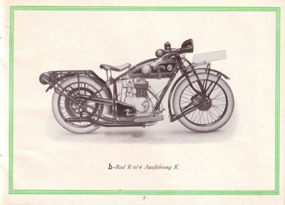 D-Rad R 0/4 brochure ca.1925