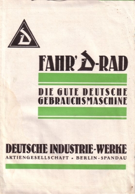 D-Rad R 9 brochure ca.1930