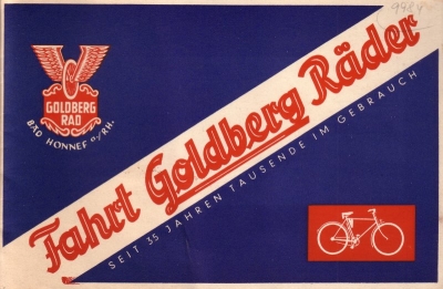 Goldberg-Rad Fahrrad Programm 1939