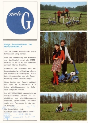 Moto Graziella Prospekt 1970er Jahre