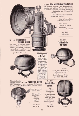 Hammonia bicycle program 1916