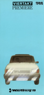 Wartburg 1,3 Prospekt 1988