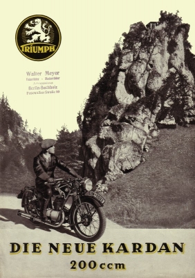 Triumph 200 K Prospekt 1935