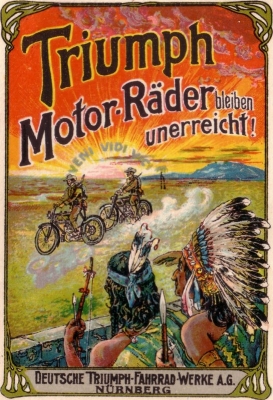 Triumph postcard 1907