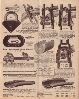 Colonia bicycle program 1911