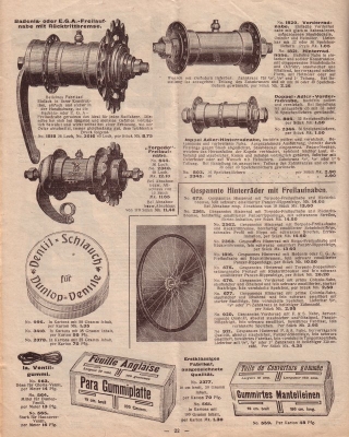 Colonia bicycle program 1911