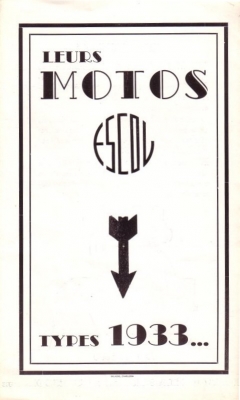 Escol program 1933