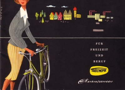 Triumph Fahrrad Prospekt 1954