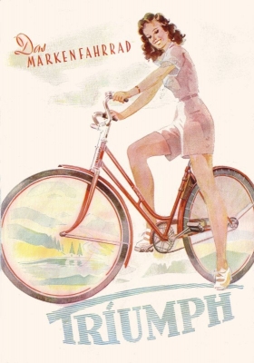 Triumph bicycle program 1949