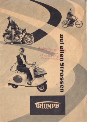 Triumph Programm 1956