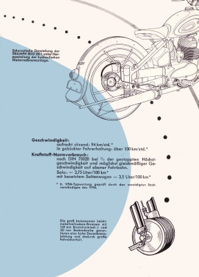 Triumph BDG 250 L brochure 1954