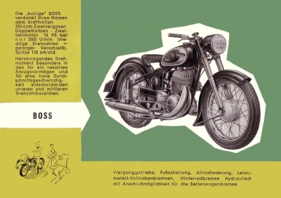 Triumph Programm 1955