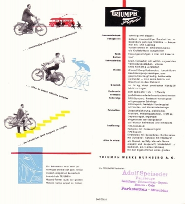Triumph Fips Prospekt 1956