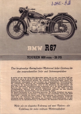 BMW program 1951