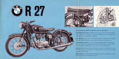 BMW R 27 Prospekt 9.1960