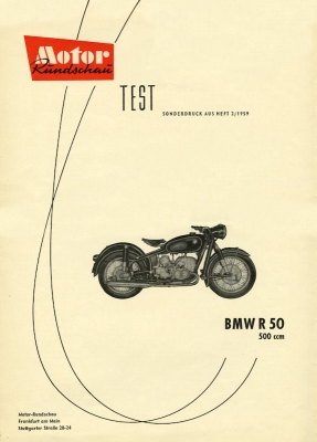 BMW R 50 Test 2.1959