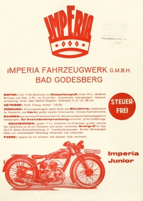 Imperia Programm 1931