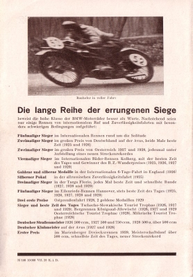 BMW program 1929