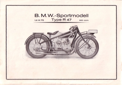 BMW program 1927