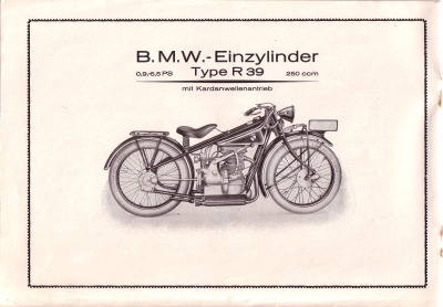 BMW program 1927