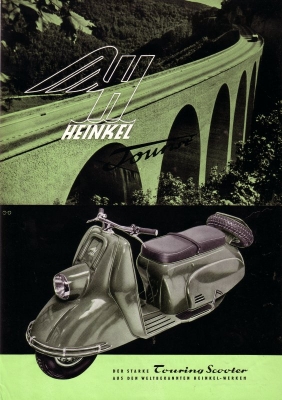 Heinkel Tourist 149 ccm Prospekt 1953