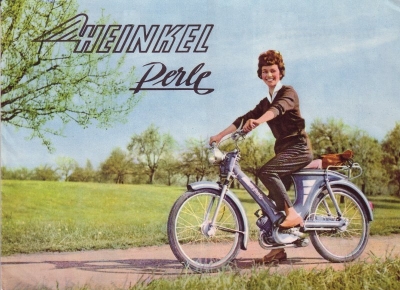 Heinkel Moped Perle brochure ca. 1955