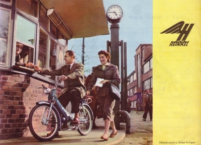 Heinkel Moped Perle brochure ca. 1955